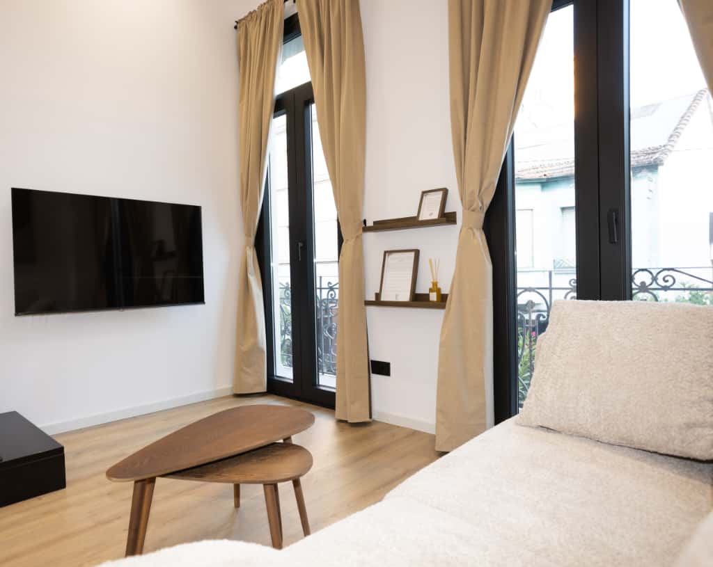 Apartamento con balcón